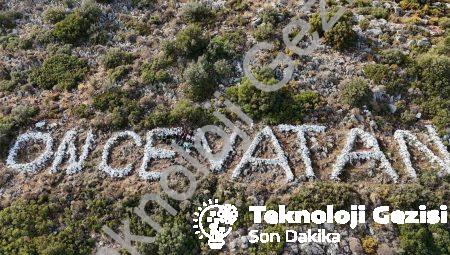 Datça’da Gençlerden Anlamlı Hareket: Önce Vatan Yazısı Yenilendi