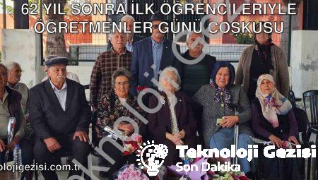 62 Yıl Sonra İlk Öğrencileriyle Öğretmenler Günü Coşkusu