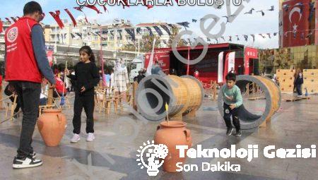 Geleneksel Oyunlar Tırı Aydın’da Çocuklarla Buluştu