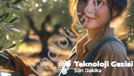 Genç kadın çiftçi zeytin bahçelerinde hayatını yeniden kurdu