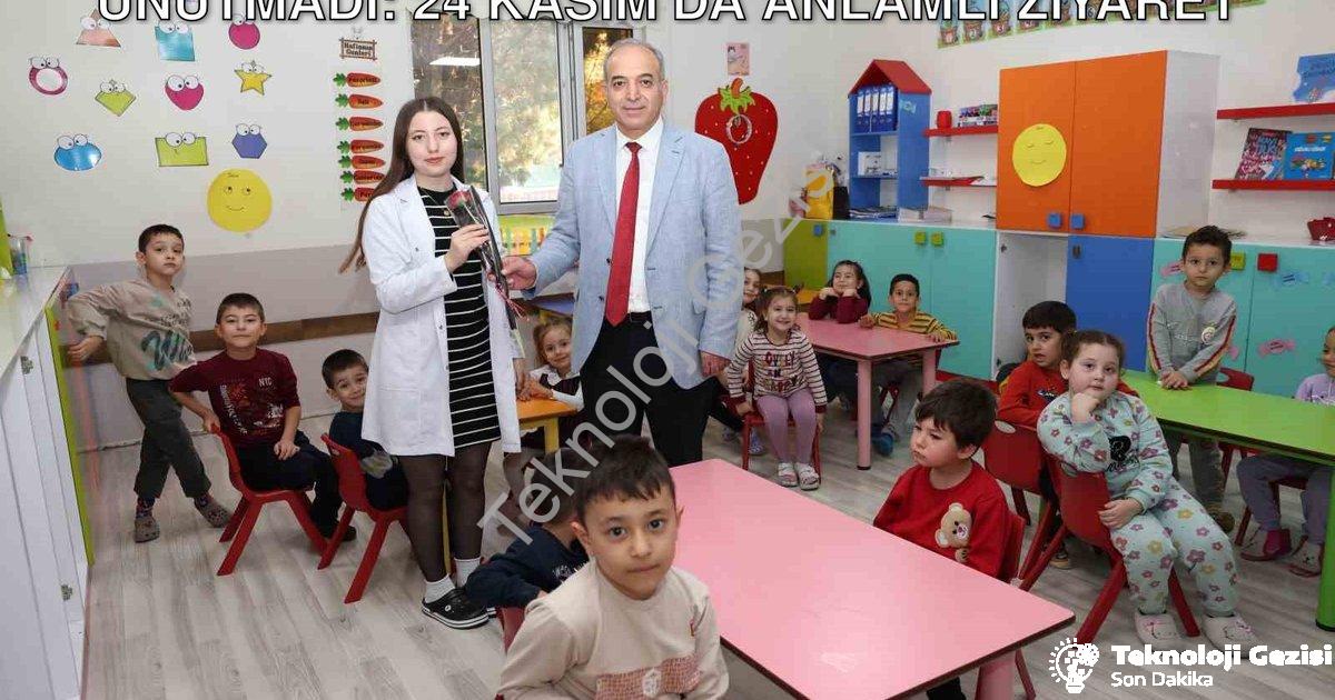 "Denizli OSB Yönetimi Öğretmenleri Unutmadı: 24 Kasım'da Anlamlı Ziyaret" başlıklı haber için fotore
