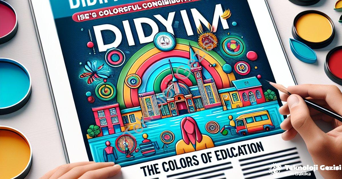 "Didim Belediyesi'nden Eğitime Renkli Dokunuş: Didim'in Renkleri" başlıklı haber için fotorealistik,