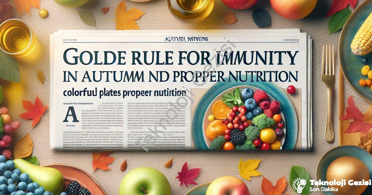 "Sonbaharda Bağışıklık İçin Altın Kural: Renkli Tabaklar ve Doğru Beslenme" başlıklı haber için foto