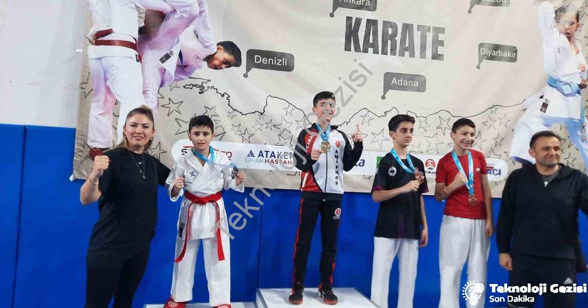 "Aliağalı Genç Karateciler Denizli'de Tarih Yazdı: 4 Madalya!" başlıklı haber için fotorealistik, pr