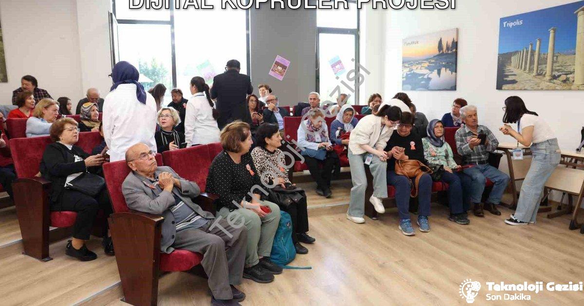 "Kuşaklar Arası İletişimde Yeni Dönem: Dijital Köprüler Projesi" başlıklı haber için fotorealistik,