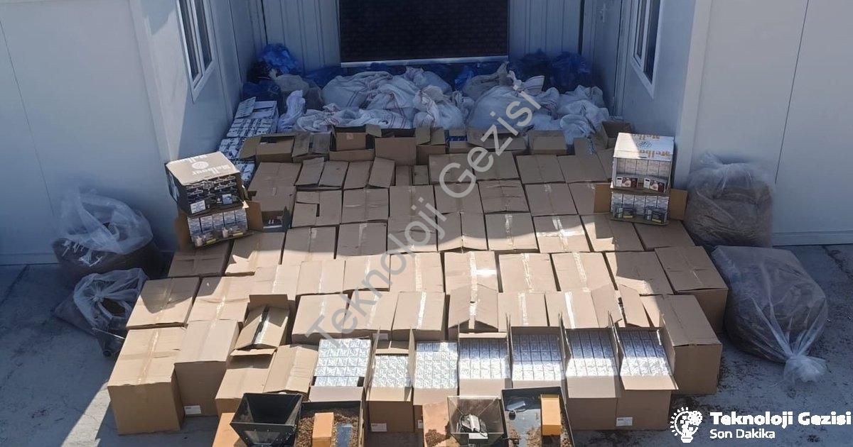 "Aydın ve İzmir Hattında Kaçakçılara Darbe: Tonlarca Tütün Ele Geçirildi" başlıklı haber için fotore