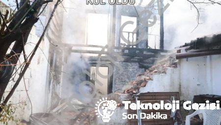 Muğla Menteşe’de Korkutan Yangın: İki Ev Kül Oldu