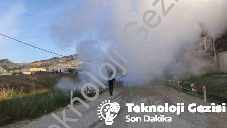 Aydın Germencik’te Jeotermal Hattı Patlaması: Yol Trafiğe Kapandı