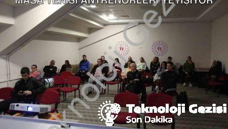 Muğla’da Sporun Geleceği İçin Dev Adım: Masa Tenisi Antrenörleri Yetişiyor