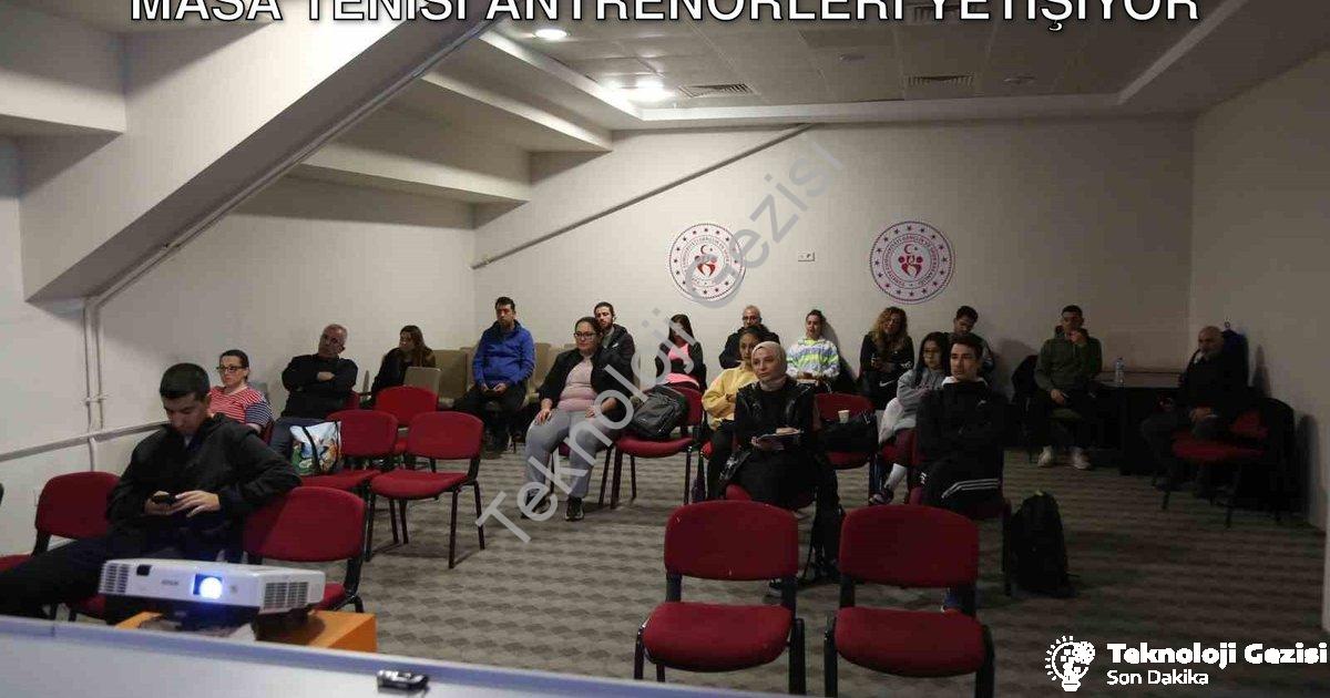 "Muğla'da Sporun Geleceği İçin Dev Adım: Masa Tenisi Antrenörleri Yetişiyor" başlıklı haber için fot