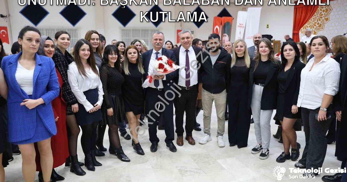 "Yunusemre Belediyesi Öğretmenleri Unutmadı: Başkan Balaban’dan Anlamlı Kutlama" başlıklı haber için