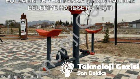 Bolvadin’de Yeni Parka Çirkin Saldırı: Belediye Harekete Geçti