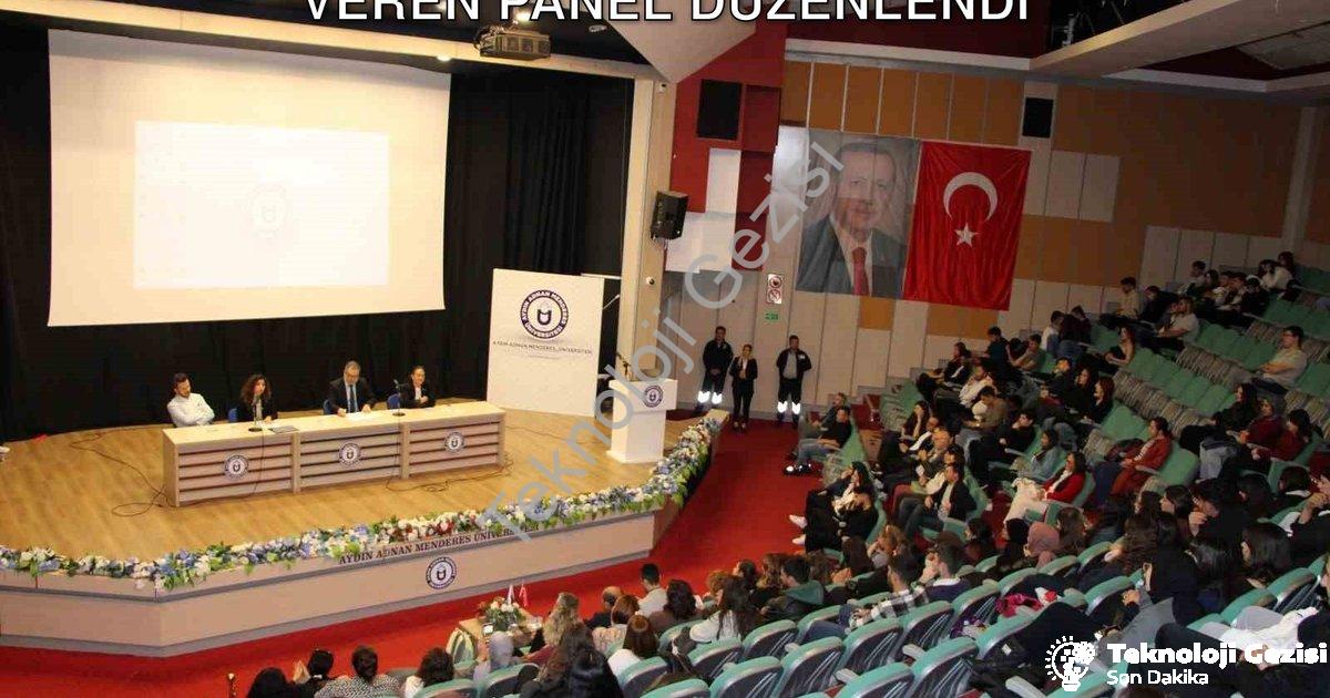 "ADÜ'de Geleceğin Öğretmenlerine İlham Veren Panel Düzenlendi" başlıklı haber için fotorealistik, pr