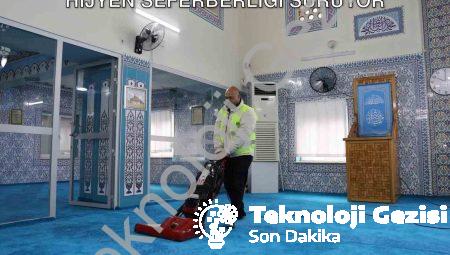 Yunusemre’de İbadethaneler Pırıl Pırıl: Hijyen Seferberliği Sürüyor