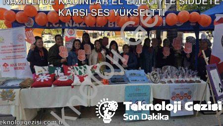 Nazilli’de Kadınlar El Emeğiyle Şiddete Karşı Ses Yükseltti