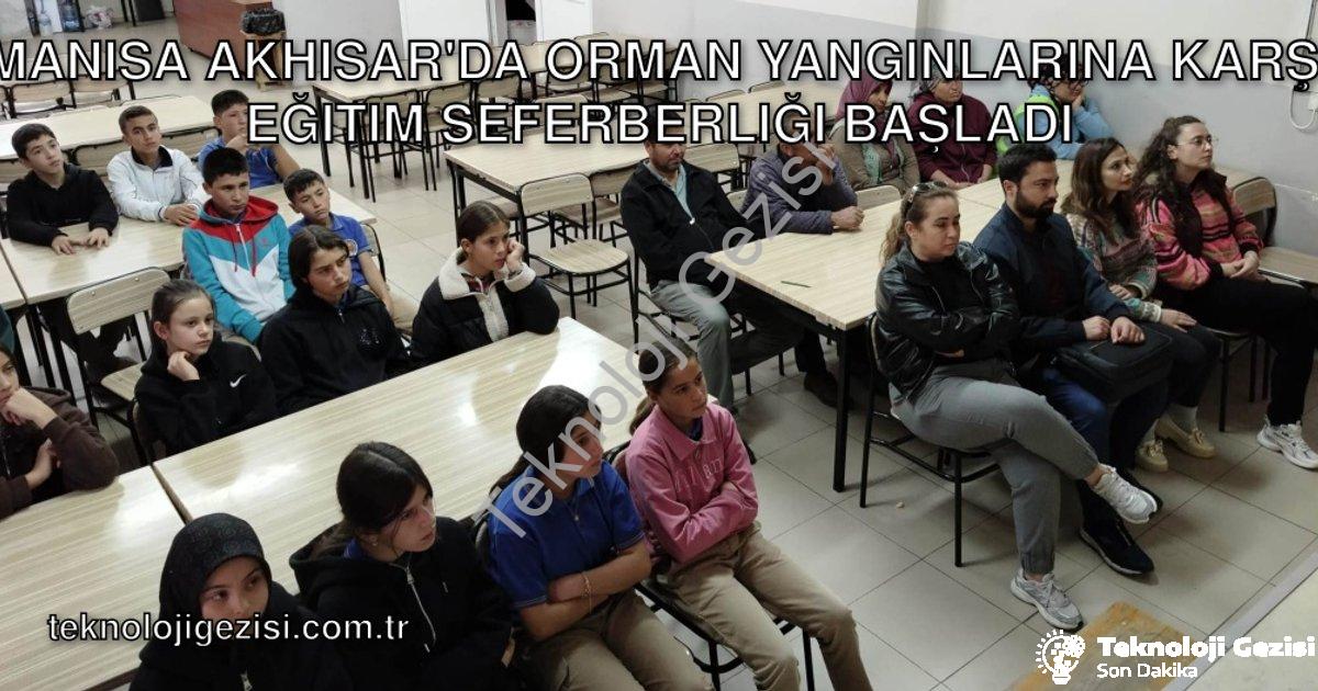 "Manisa Akhisar'da Orman Yangınlarına Karşı Eğitim Seferberliği Başladı" başlıklı haber için fotorea