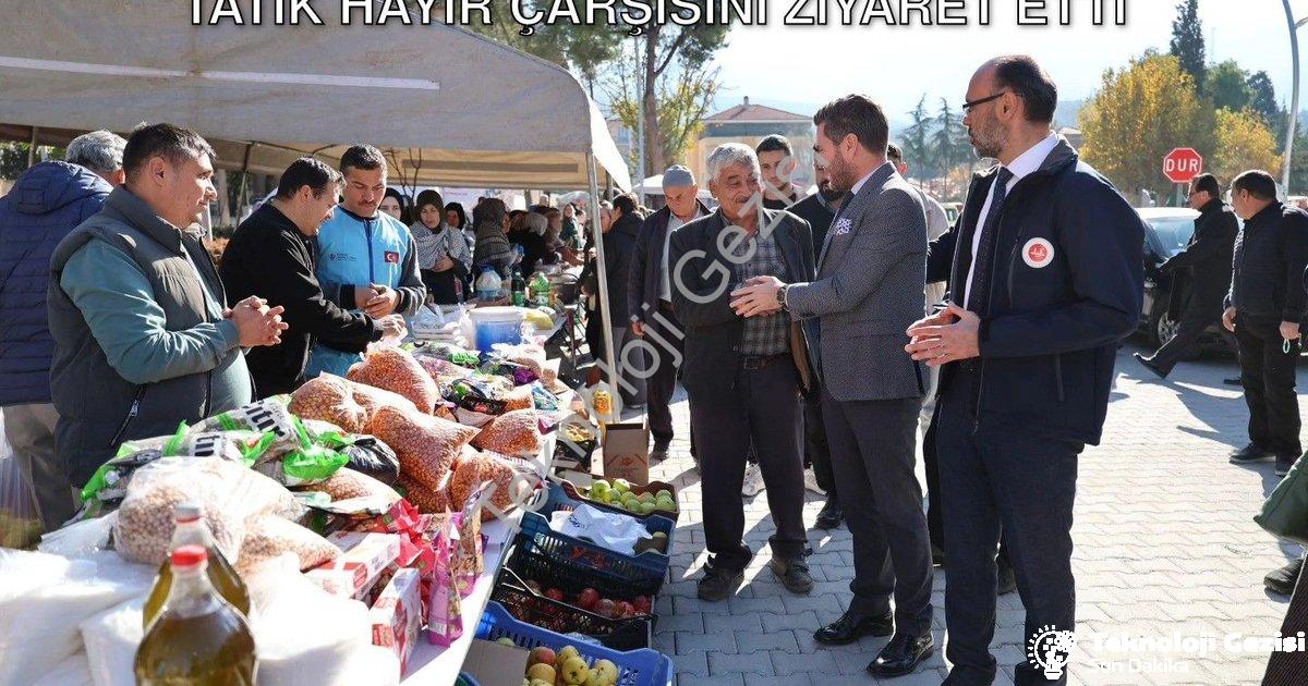 "Tavas'ta Gazze İçin Gönül Köprüsü: Başkan Tatık Hayır Çarşısını Ziyaret Etti" başlıklı haber için f