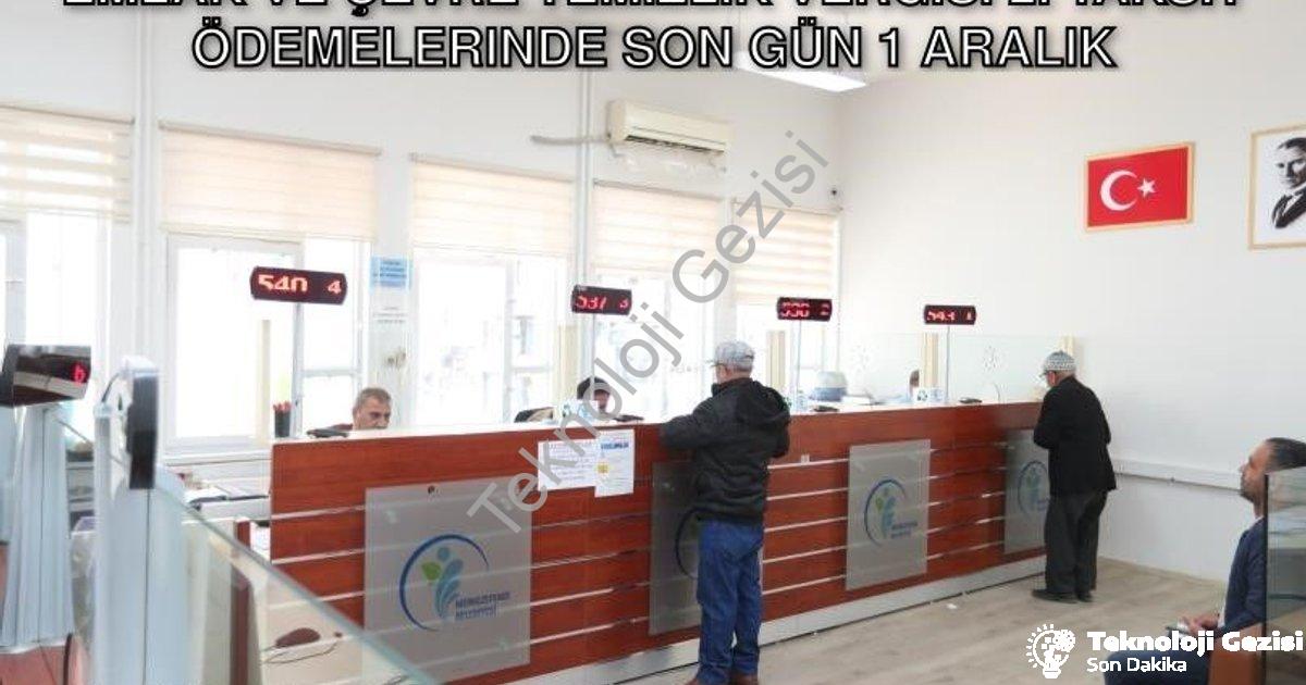 "Emlak ve Çevre Temizlik Vergisi 2. Taksit Ödemelerinde Son Gün 1 Aralık" başlıklı haber için fotore