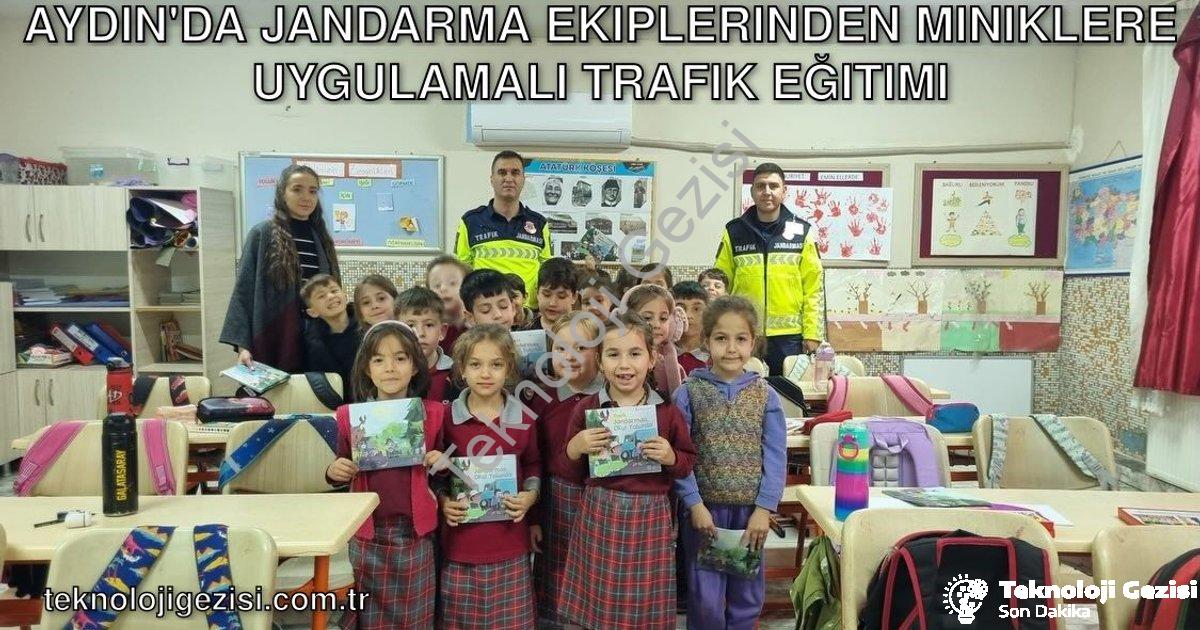 "Aydın'da Jandarma Ekiplerinden Miniklere Uygulamalı Trafik Eğitimi" başlıklı haber için fotorealist