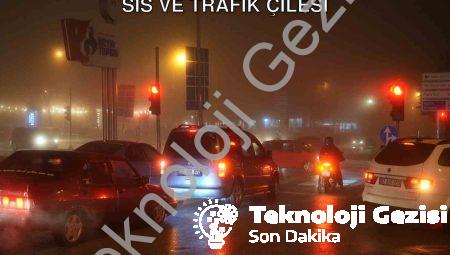 Denizli’de Görüş Mesafesi Kayboldu: Yoğun Sis ve Trafik Çilesi