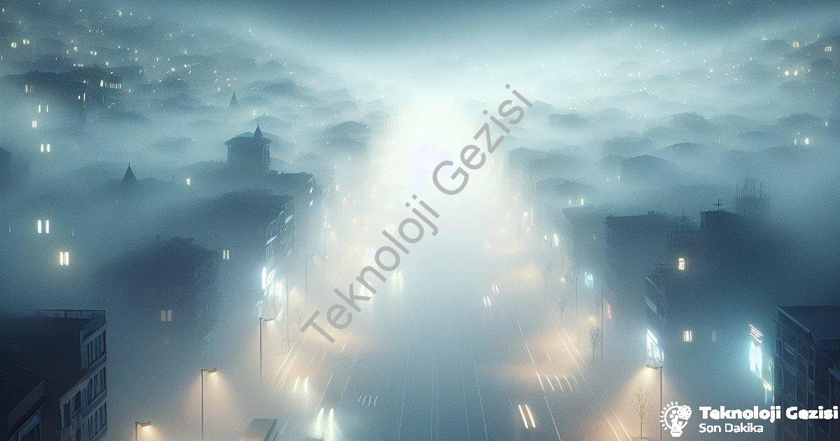 "Denizli’de Yoğun Sis Alarmı: Görüş Mesafesi 10 Metreye Kadar Düştü" başlıklı haber için fotorealist
