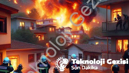 Aydın Efeler’de Korkutan Yangın: Komşuların Dikkati Felaketi Önledi