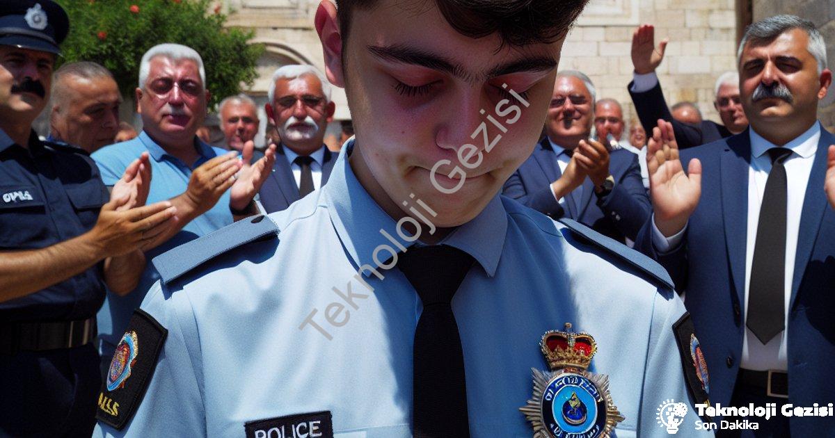 "Muğla'da Duygulandıran Hareket: Engelli Gencin Polislik Rüyası Gerçek Oldu" başlıklı haber için fot