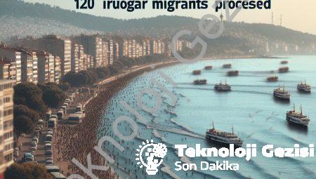 İzmir Sahillerinde Hareketli Saatler: 120 Düzensiz Göçmen Hakkında İşlem Yapıldı