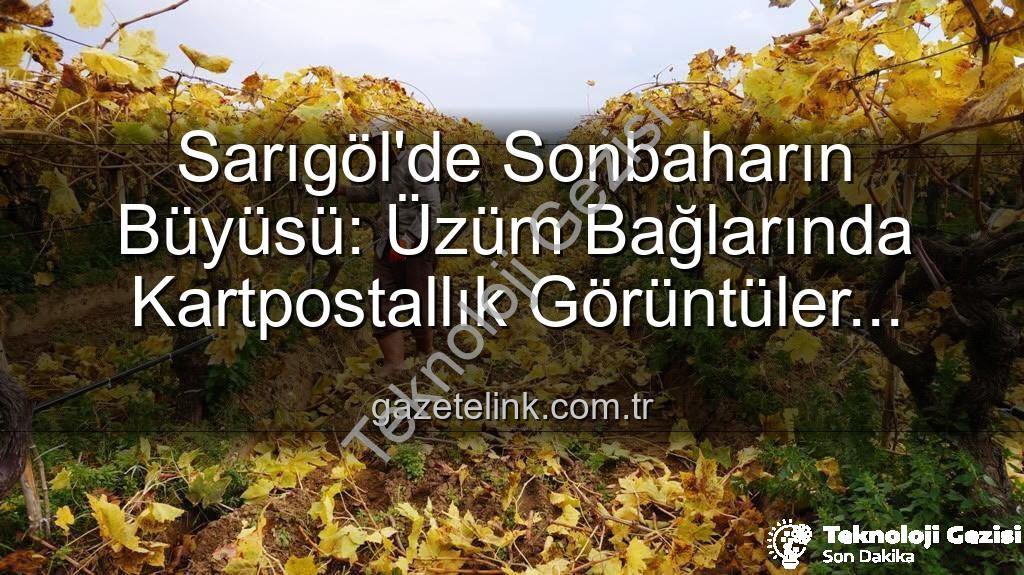 Sarıgöl budama - Sarıgöl'de Sonbaharın Büyüsü: Üzüm Bağlarında Kartpostallık Görüntüler Eşliğinde Budama Çalışmaları Başladı