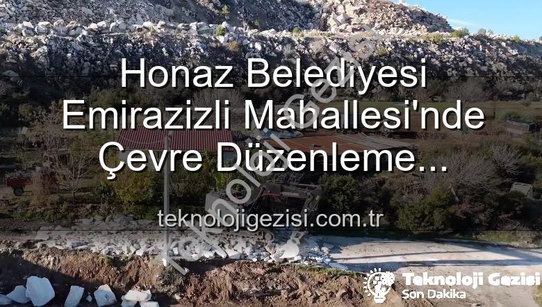 çevre düzenleme çalışmaları - Honaz Belediyesi Emirazizli Mahallesi'nde Çevre Düzenleme Çalışmalarını Hızlandırdı: Yaşam Alanları Güzelleşiyor