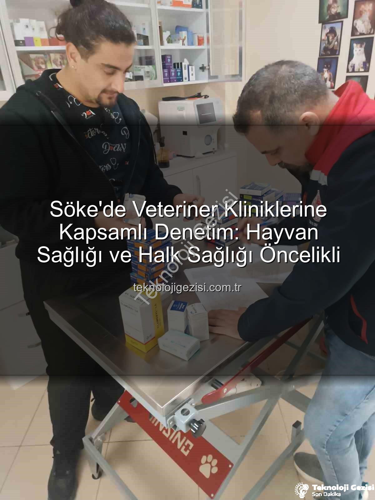 veteriner klinik denetimi - Söke'de Veteriner Kliniklerine Kapsamlı Denetim: Hayvan Sağlığı ve Halk Sağlığı Öncelikli