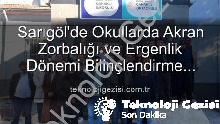 Sarıgöl’de Okullarda Akran Zorbalığı ve Ergenlik Dönemi Bilinçlendirme Eğitimleri Başladı