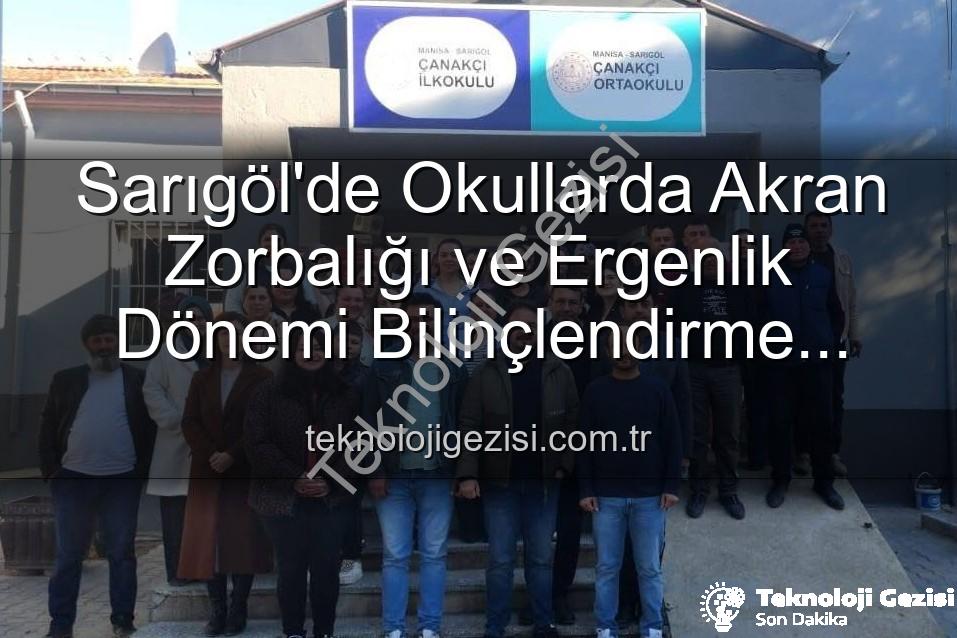 akran zorbalığı - Sarıgöl'de Okullarda Akran Zorbalığı ve Ergenlik Dönemi Bilinçlendirme Eğitimleri Başladı