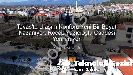 Tavas’ta Ulaşım Konforu Yeniden Tanımlanıyor: Recep Yazıcıoğlu Caddesi’nde Sıcak Asfalt Dönemi Başladı