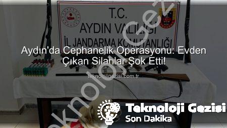 Aydın’da Cephanelik Operasyonu: Evden Çıkan Silahlar Şok Etti!