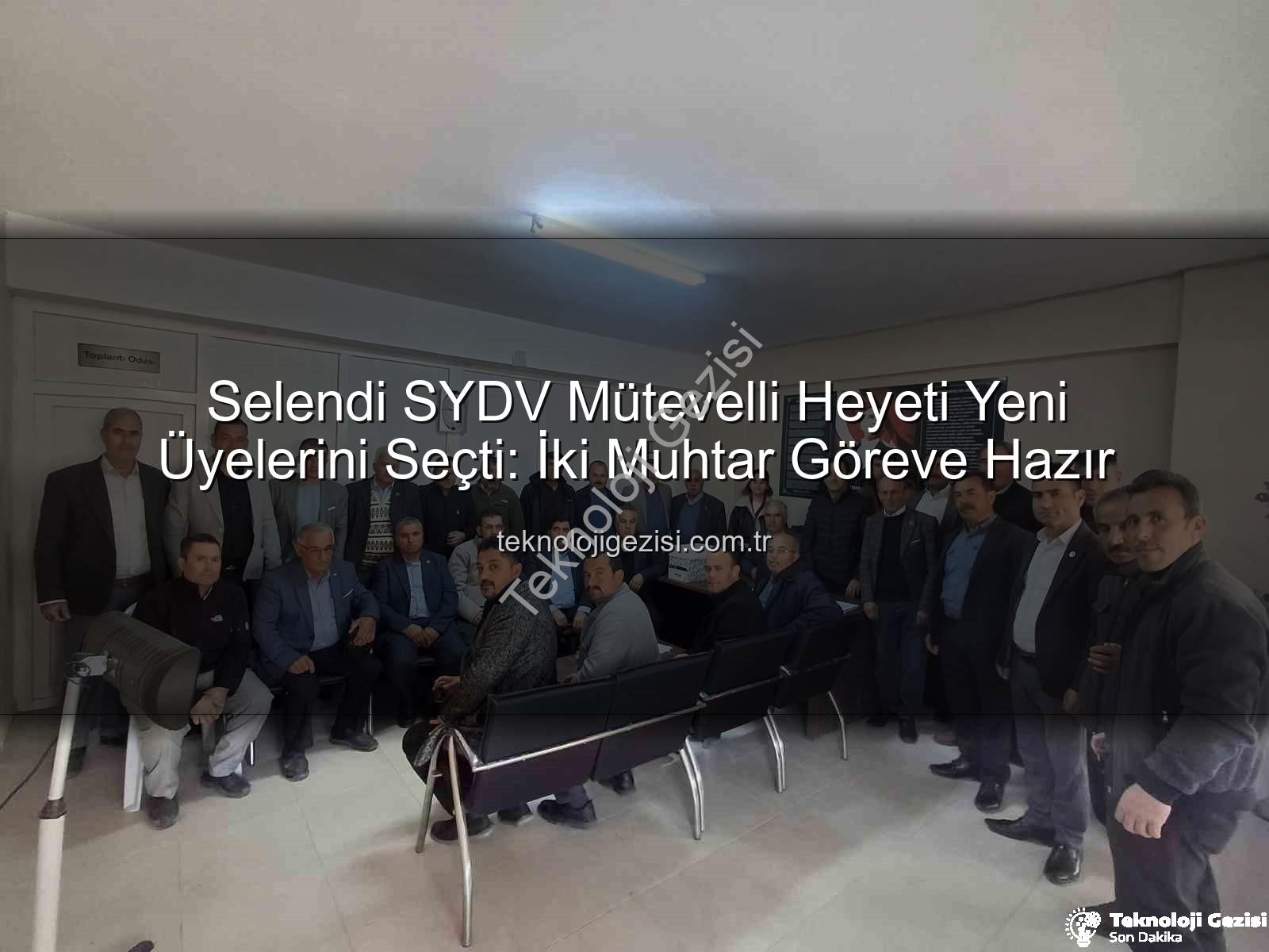Selendi SYDV mütevelli heyeti - Selendi SYDV Mütevelli Heyeti Yeni Üyelerini Seçti: İki Muhtar Göreve Hazır